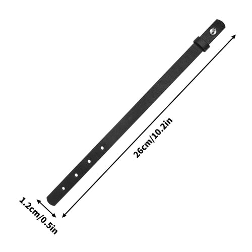 Noir Leather Bracelet