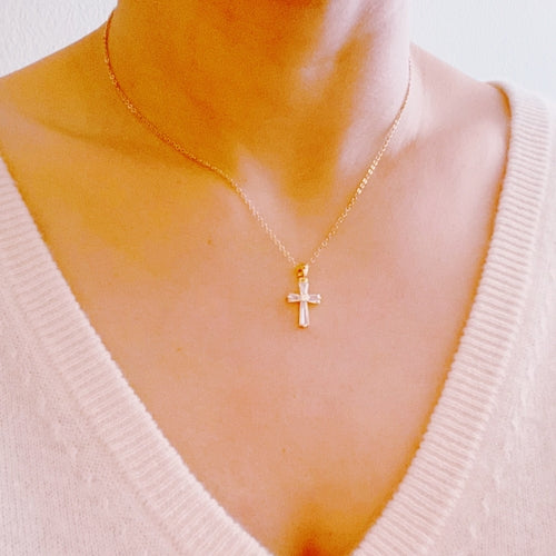 Celestia Cross Necklace