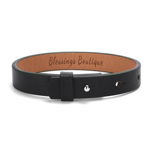 Noir Leather Bracelet