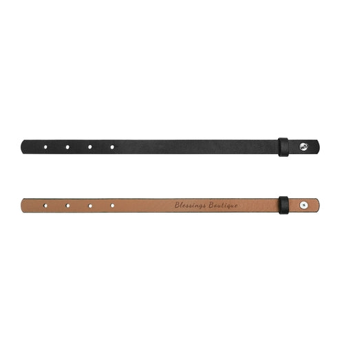 Noir Leather Bracelet