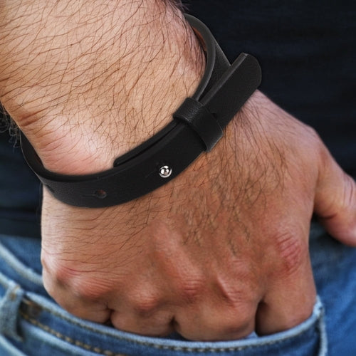 Noir Leather Bracelet
