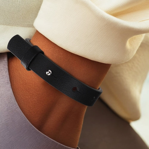 Noir Leather Bracelet