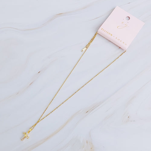 Celestia Cross Necklace