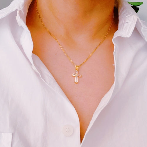 Celestia Cross Necklace