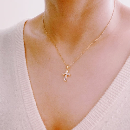 Celestia Cross Necklace