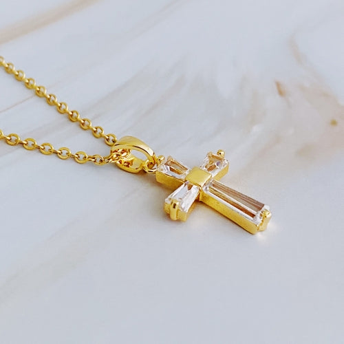 Celestia Cross Necklace