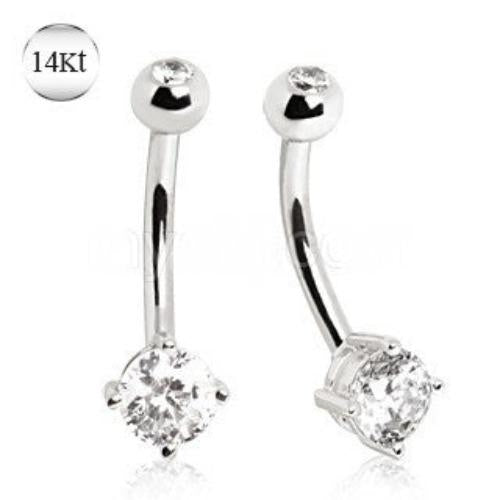 Luna Crystal Belly Ring