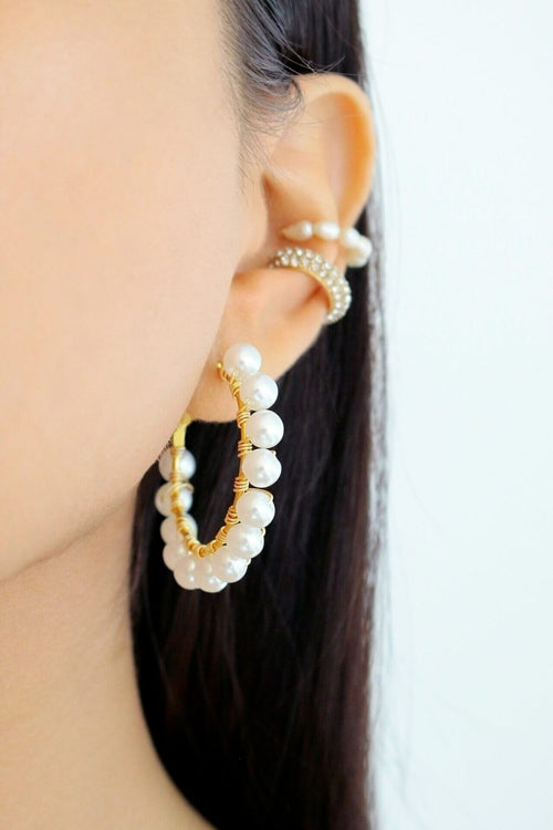 Pearl Éclat Hoops