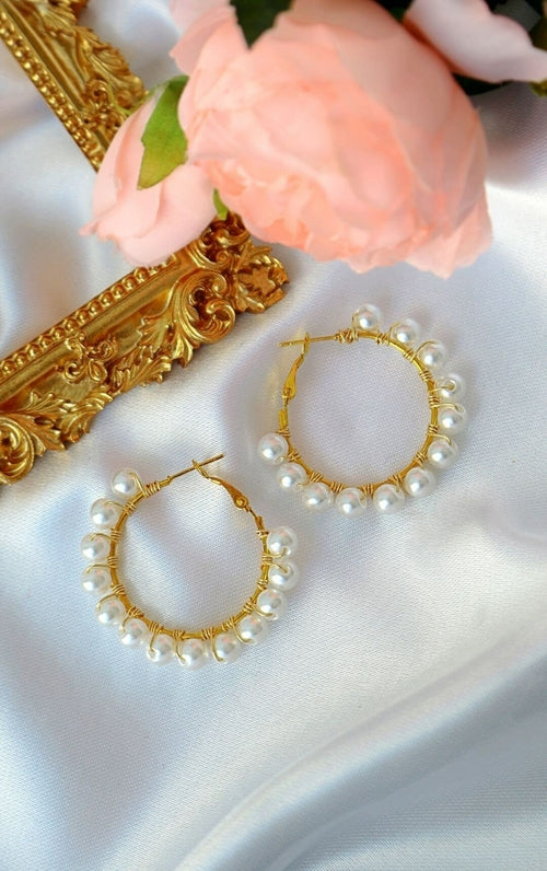 Pearl Éclat Hoops