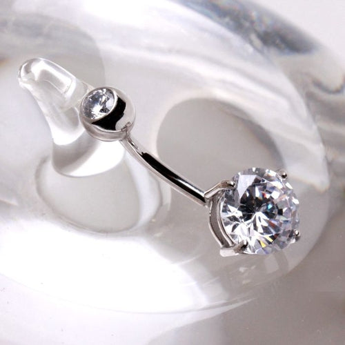 Luna Crystal Belly Ring