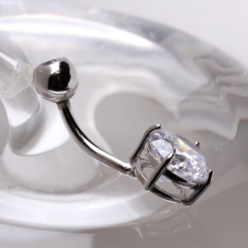Luna Crystal Belly Ring